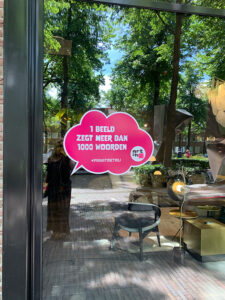 Art in Oisterwijk raamsticker