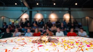 Eetbaar schilderij YBL